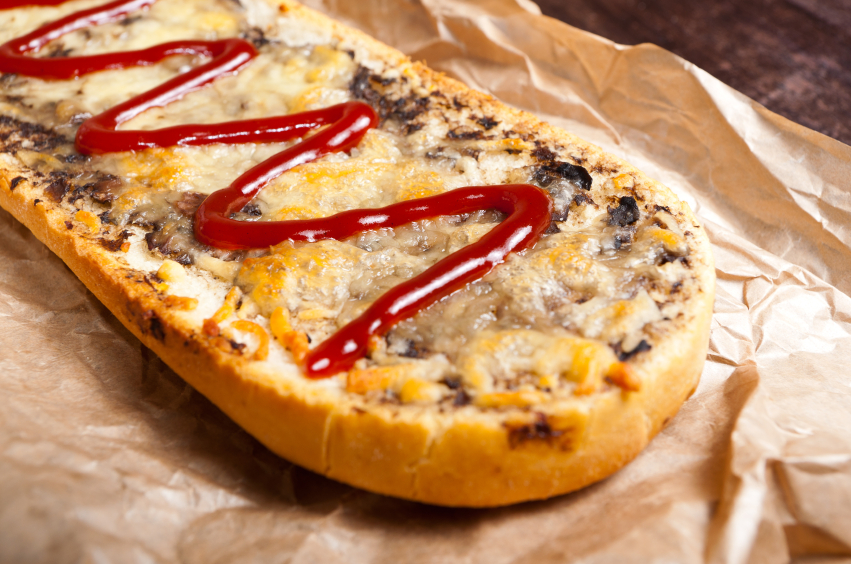 Grilled sandwich, zapiekanka, sausage, fast food