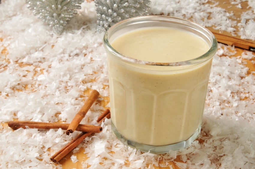Cinnamon spice eggnog