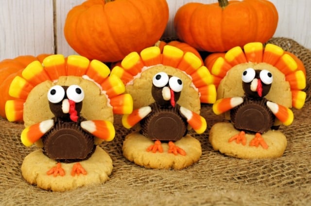 Turkey Thanksgiving Cookies