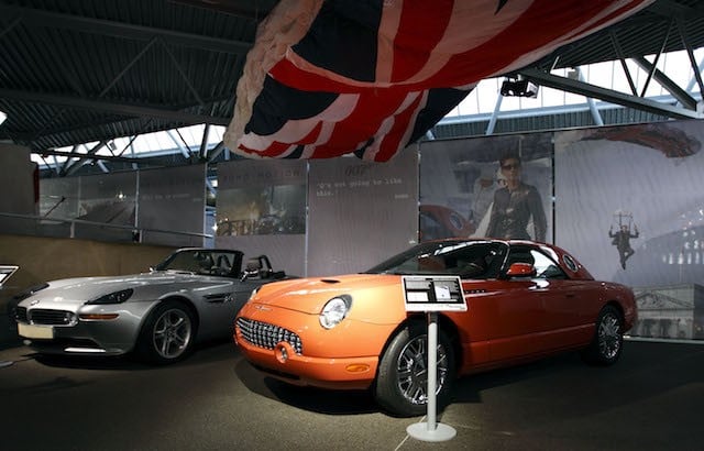 A picture shows the BMW Z8 (L) from the