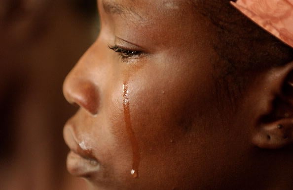 Wife of Ousmane Zongo. Stephen Chernin/Getty Images
