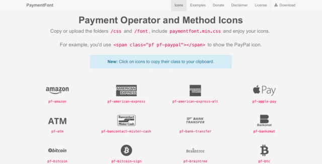 PaymentFont