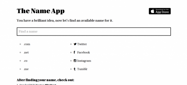 The Name App