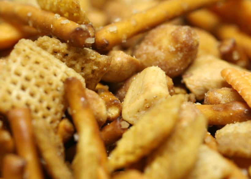 Party snack mix, chex