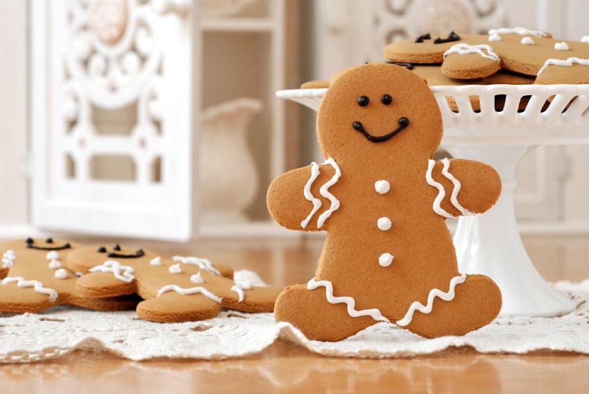 Gingerbread man cookie