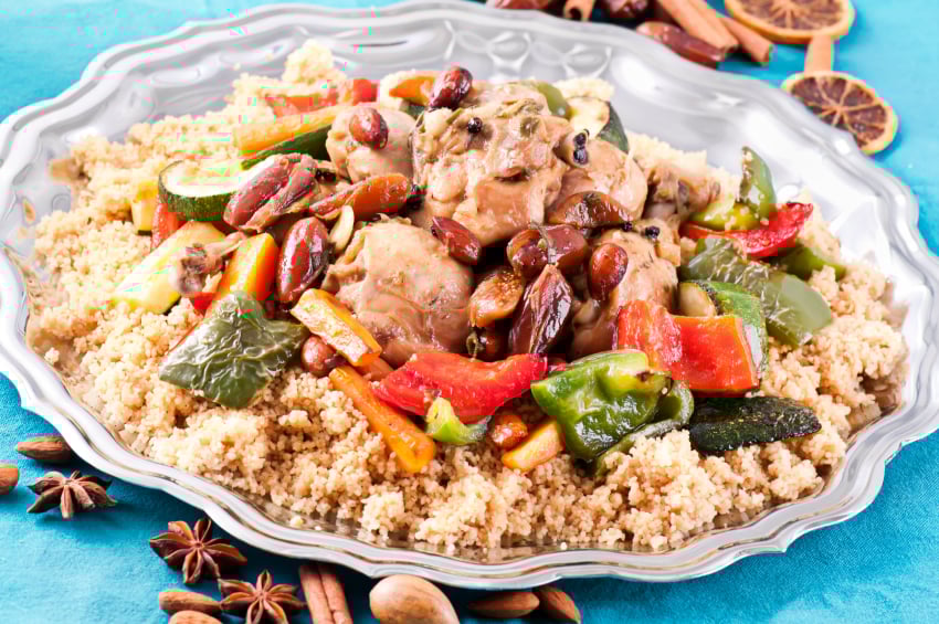 Chicken and couscous