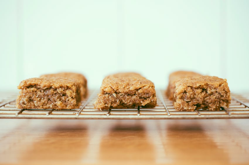 Peanut butter and honey chewy granola bars
