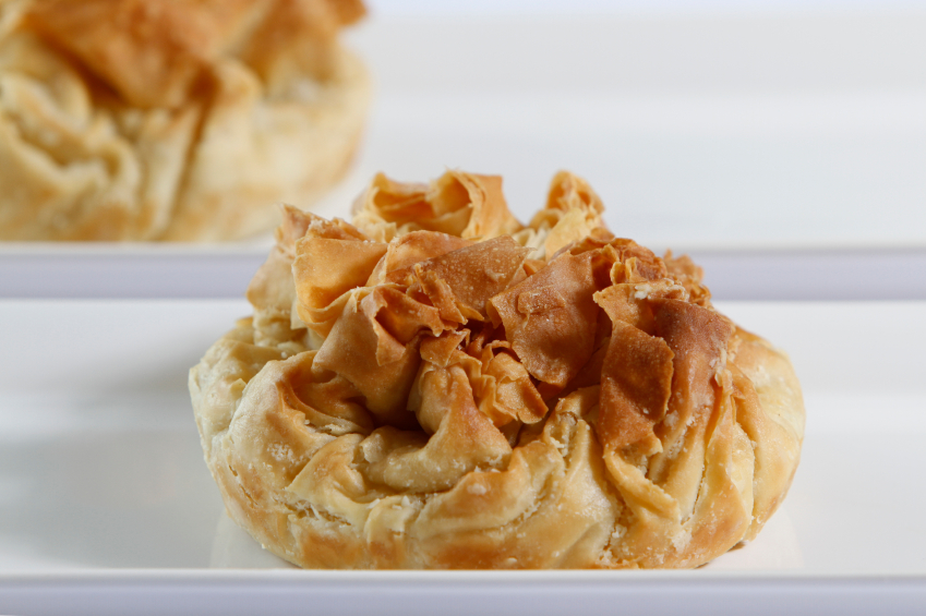 Tart, puff pastry, appetizer, phyllo dough