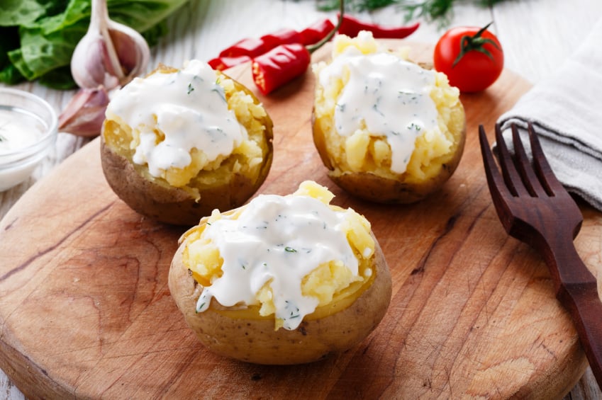 Loaded potatoes