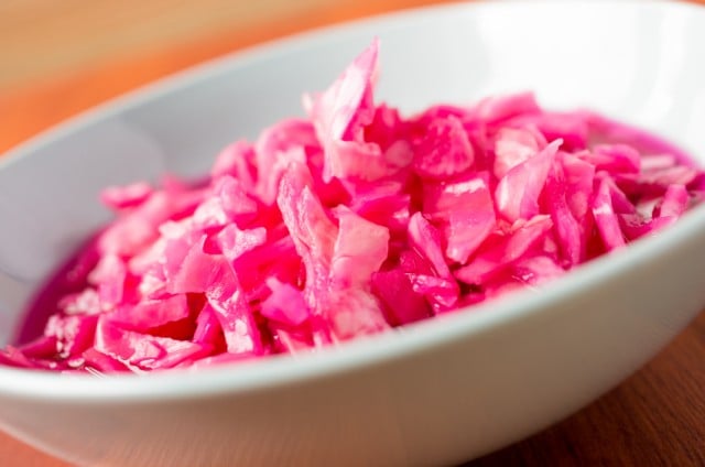 Sauerkraut, beets