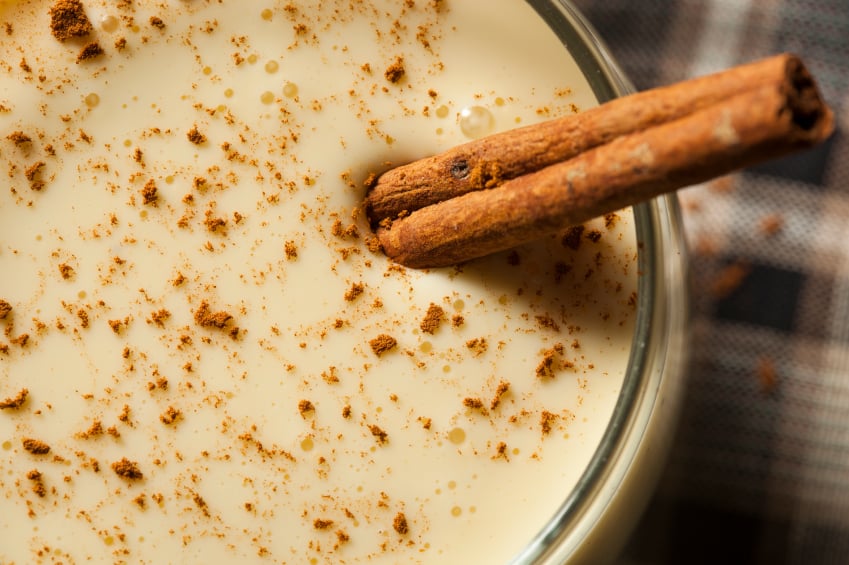 Milk, Cinnamon, Eggnog