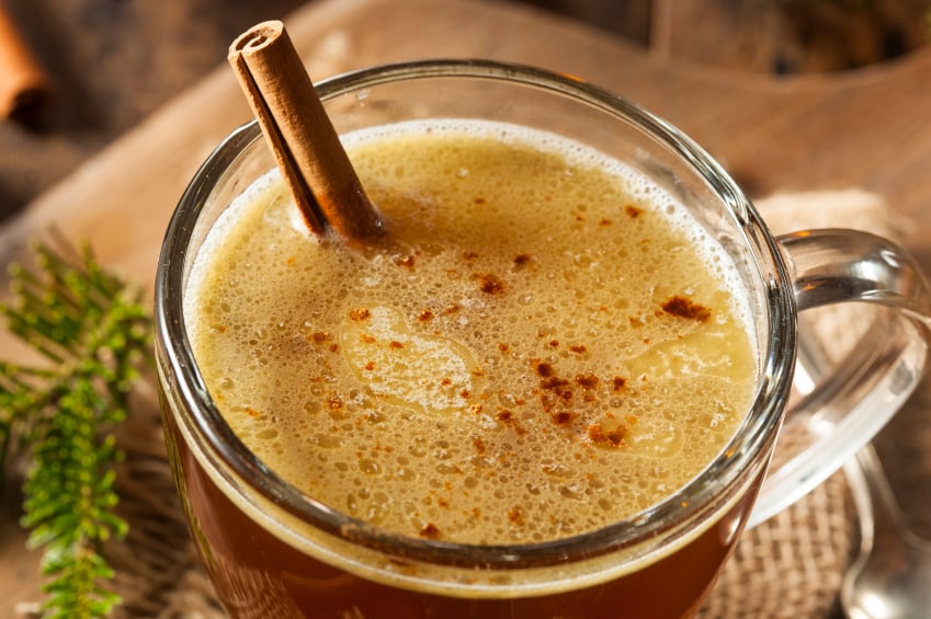 Hot Buttered Rum, drink, cinnamon