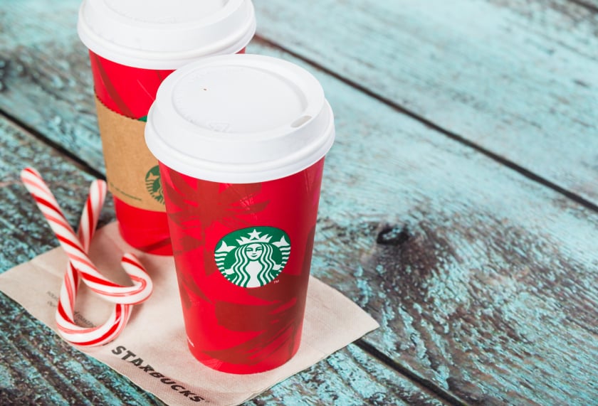 Starbucks Holiday Latte, coffee drinks