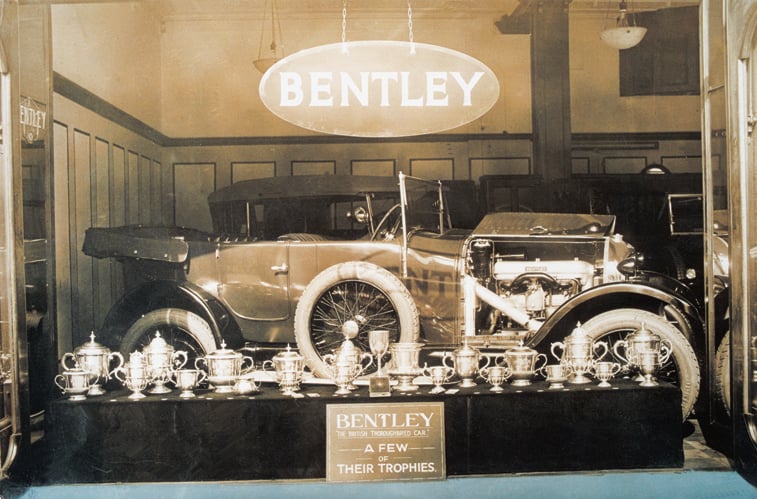 The showroom in Central London - mid 20's