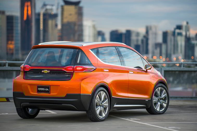 2015 Chevrolet Bolt EV Concept all electric vehicle – rear exterior