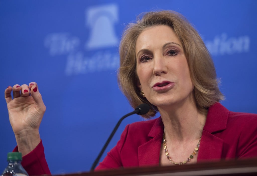 Carly Fiorina has failed in politics and business.
