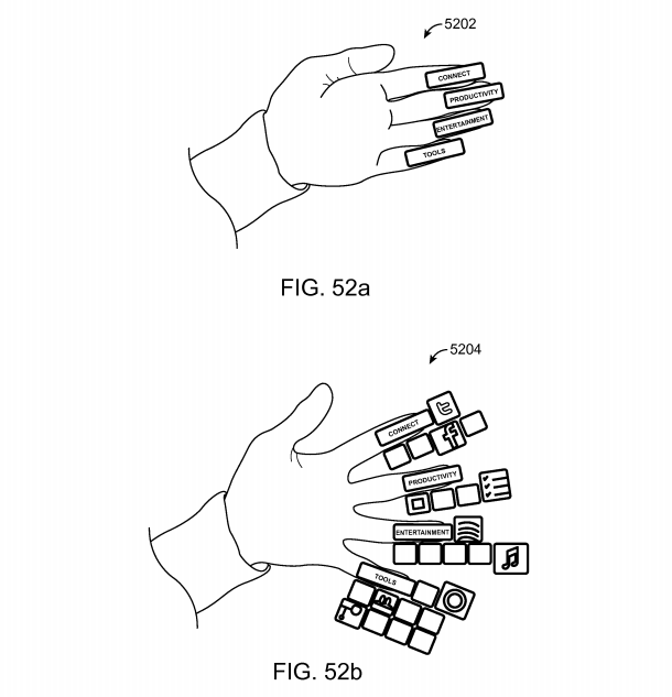 Magic Leap patent application Fig. 52a and 52b