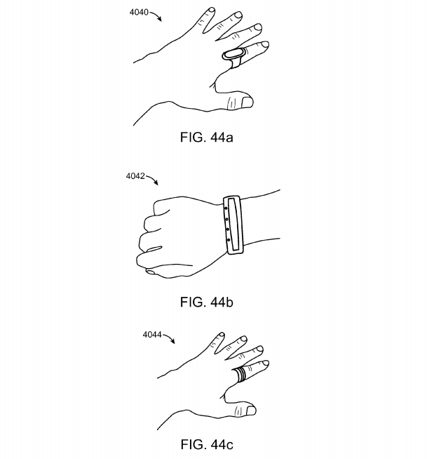 Magic Leap patent application fig. 44a, 44b, 44c