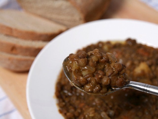 lentil soup, stew