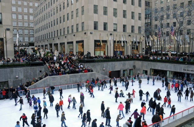 Rockefeller, ice skating, health, exercise, winter, cold