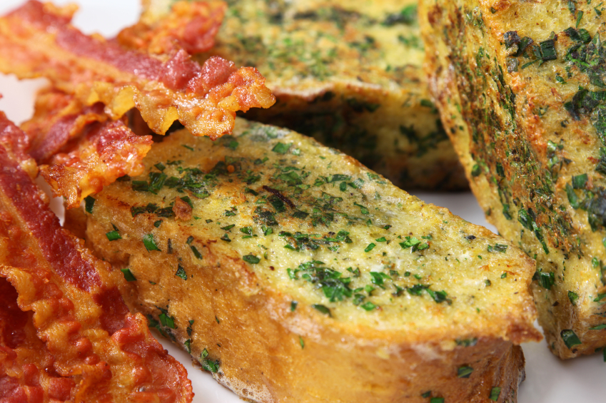 Savory Herb French Toast, Bacon