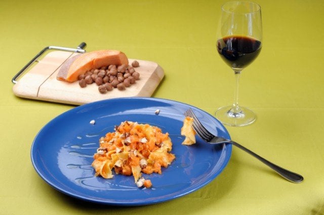 Pasta, noodles, squash, pumpkin