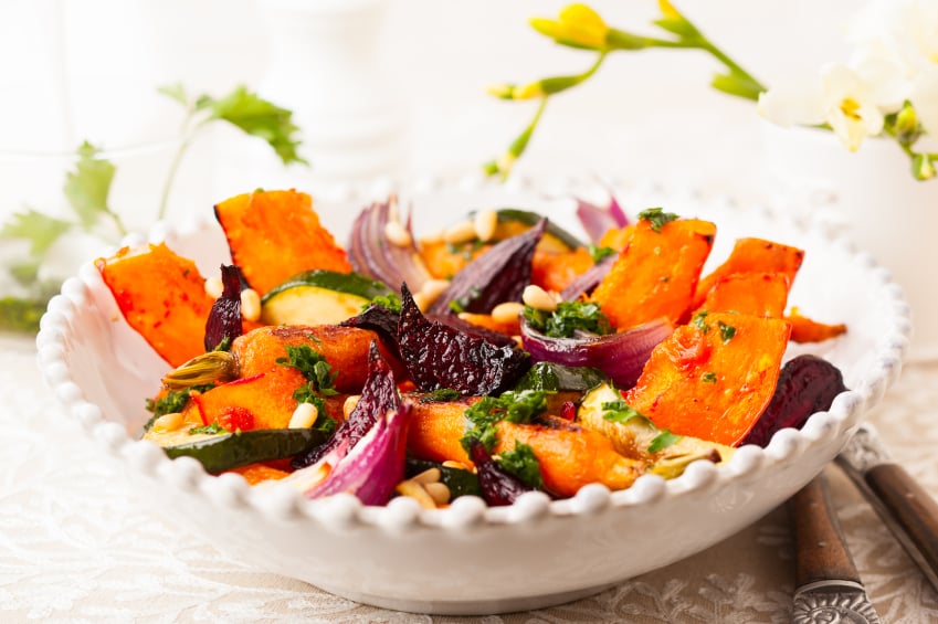 Roasted vegetables
