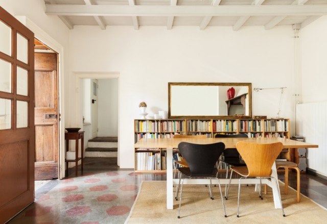 dining room, loft interior
