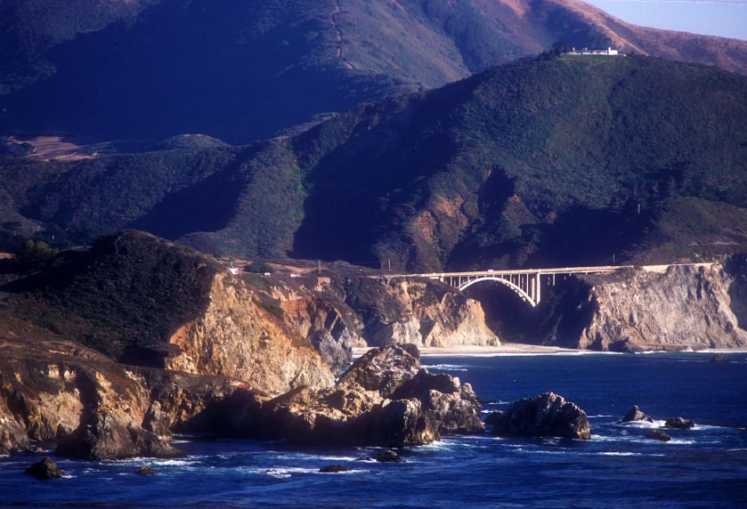 Bixby Creek Bridge, Big Sur Coast in California