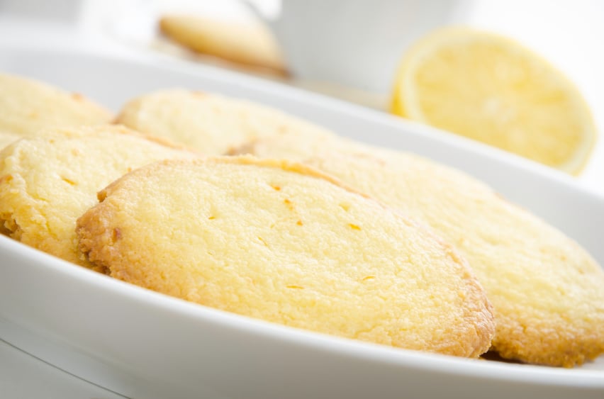 Glazed lemon cookies 