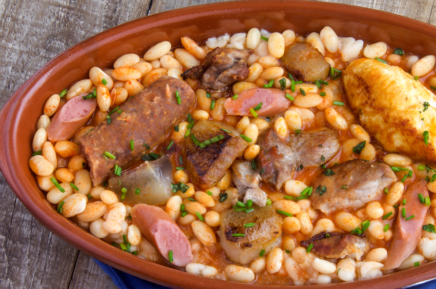 Cassoulet with sausage and beans
