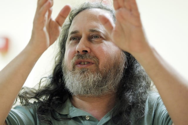 US software freedom activist and computer programmer Richard Stallman