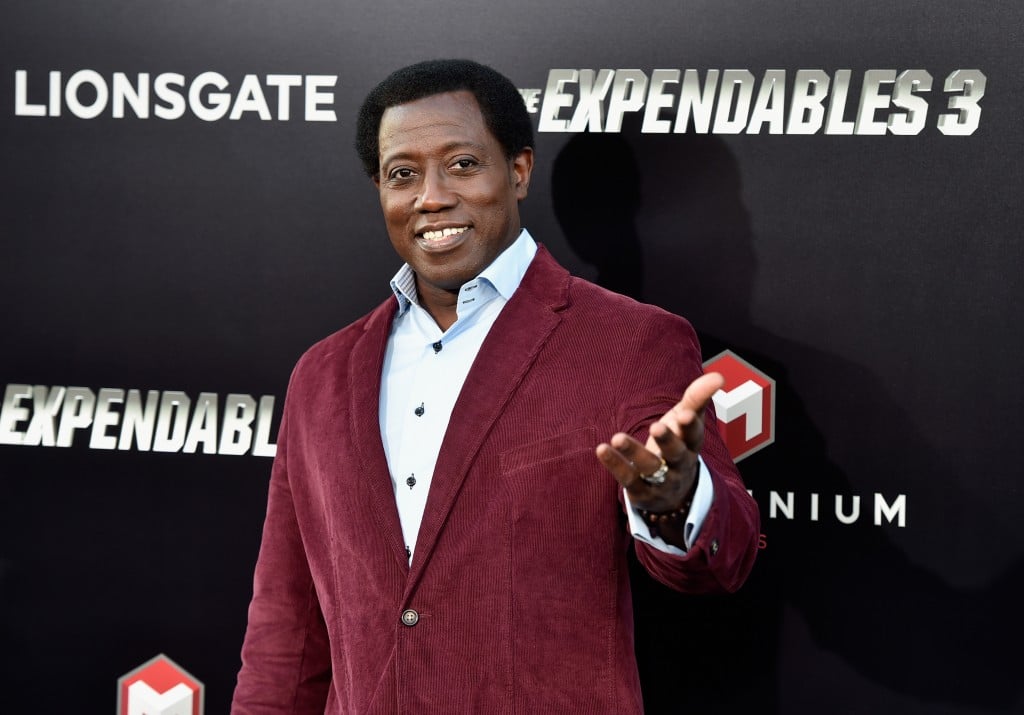wesley snipes at expendables 3 premiere