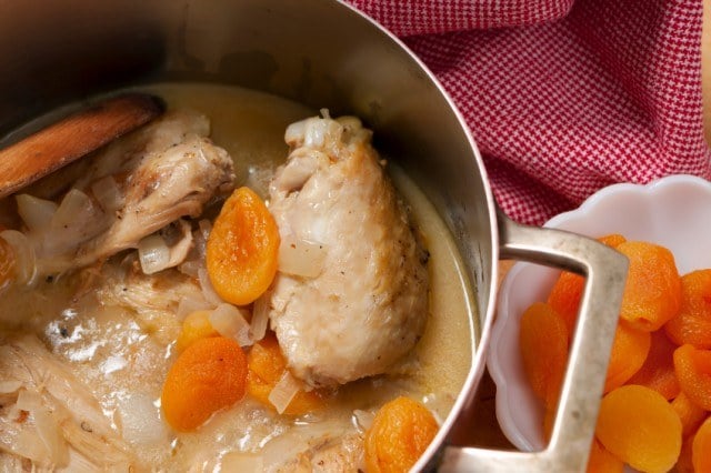 Braised Chicken with Dried Apricots