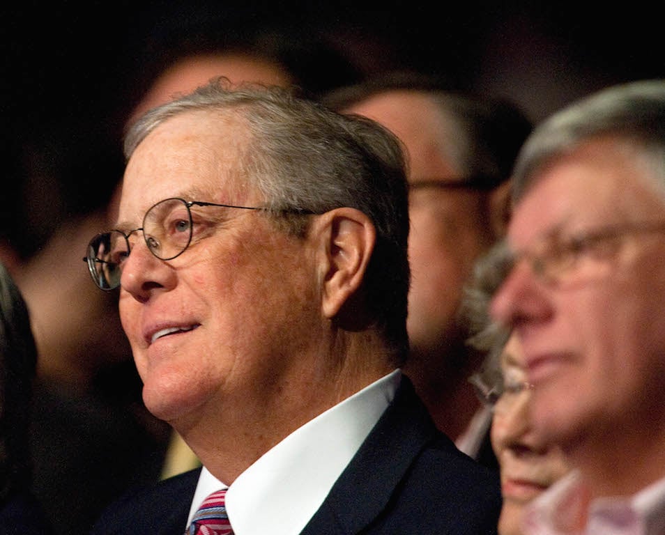 Billionaire David Koch, chairman of the board of the conservative Americans for Prosperity (AFP) advocacy group. Billionaire David Koch, chairman of the board of the conservative Americans for Prosperity (AFP) advocacy group.