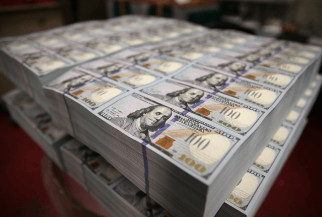 Stacks of money