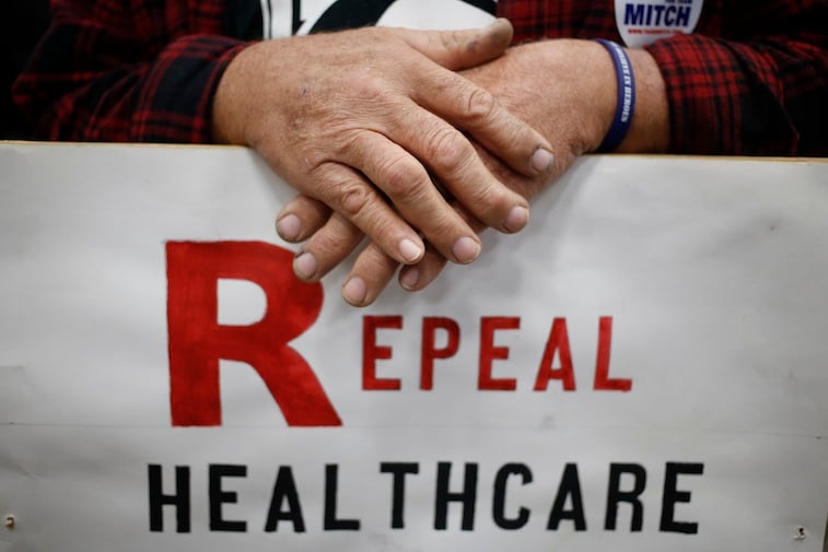 Mitch McConnell Campaigns Across Kentucky As Midterm Election Nears. Source: Luke Sharrett/Getty Images News