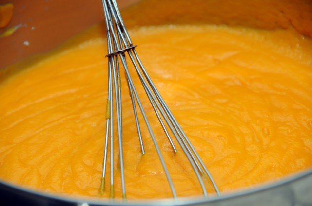 Pumpkin Squash Puree, cooking