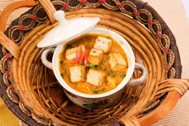 Paneer Masala or Cheese Cooked in a Creamy Sauce