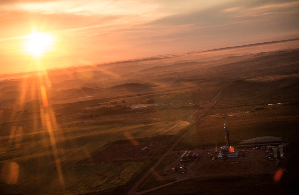 Ariel view of North Dakota