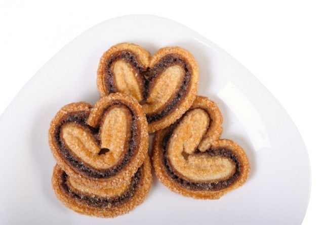Chocolate Palmier puff pastry