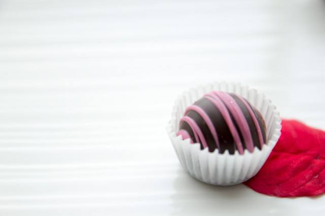 Chocolate Truffle, Pink Icing
