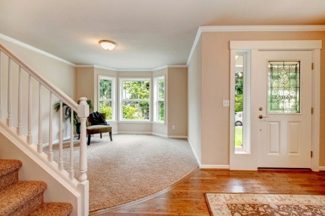 Entryway, hallway, interior, living room