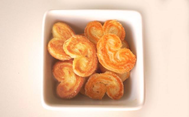 Palmier puff pastry