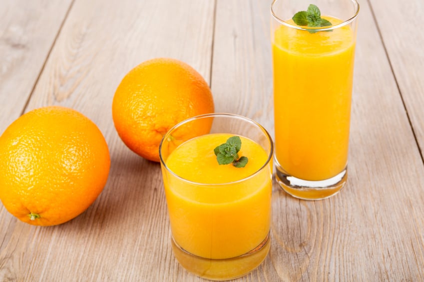 clementine smoothie drink