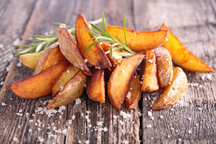fries, rosemary