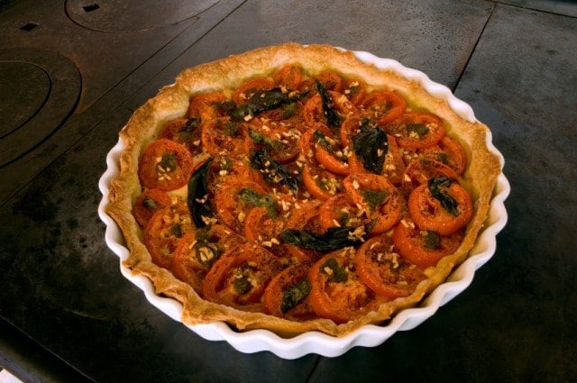 tomato pie, pastry, tart