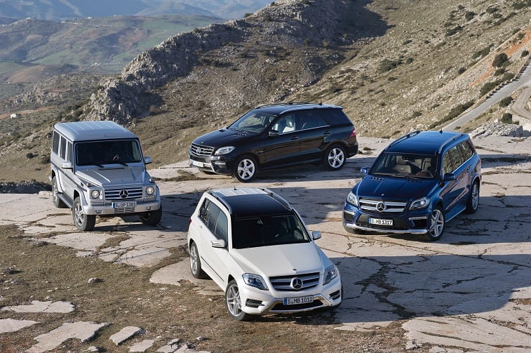 Mercedes SUVs