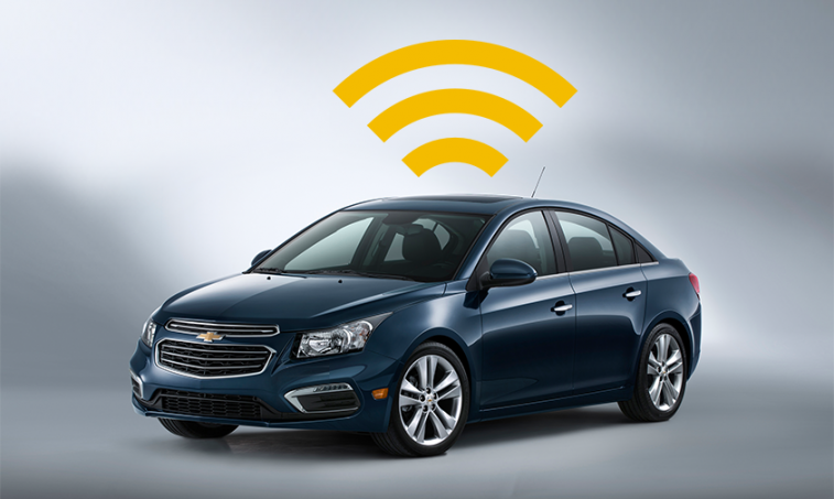 Chevy car with Wi-Fi