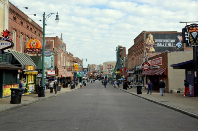 Beale Street in Memphis, Tennessee